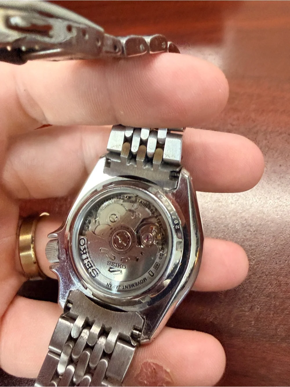 Seiko 5 Sports Automatic – Blue Bezel 4R36-07F0 - upgraded bracelet